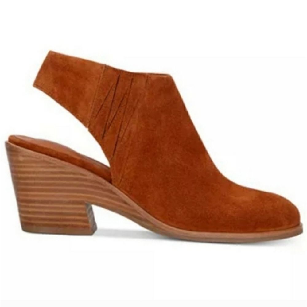 Gentle Souls Blaise Suede Slingback Booties Sz 7.5
